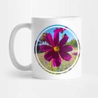 Cosmos Wildflowers Nature Circle Mug